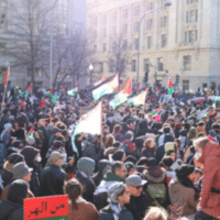 Freedom Plaza for the March on Washington for Gaza, January 13, 2024 (CC photo: Elvert Barnes)
